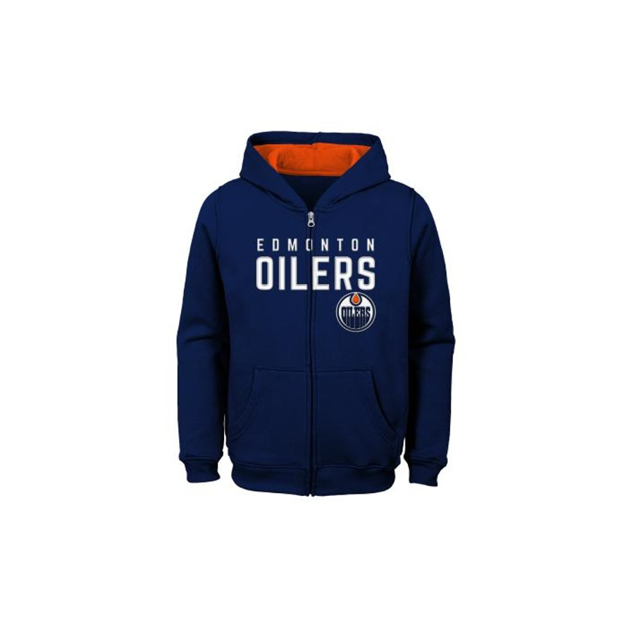 NHL STATED FULL ZIP HOODIE EDMONTON OILERS DETSKÁ MIKINA